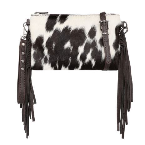 MW1219-181 CF Montana West Hair-On Collection Clutch/Crossbody