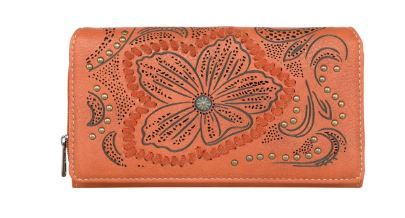 MW1222-W010 OR Montana West Cut-out Collection Wallet