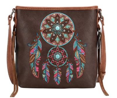 MW1241G-9360 CF Montana West Dream Catcher Collection Concealed Carry Crossbody