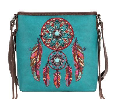 MW1241G-9360 TQ Montana West Dream Catcher Collection Concealed Carry Crossbody