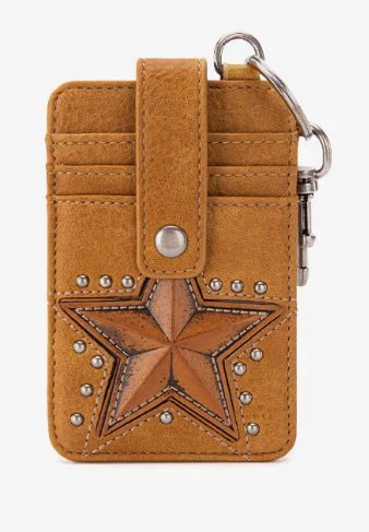 MW1288-W007 MST Montana West Lonestar Collection Mini Key Ring Card Case