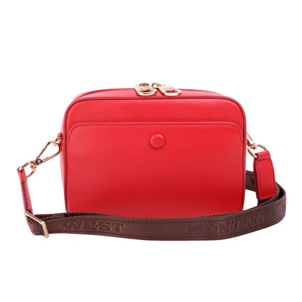 MWL-010 RD Montana West 100% Genuine Leather Clutch/Crossbody 