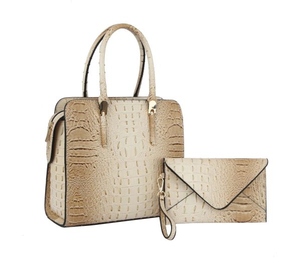 QF-0049 BG CROCO LETHER  WITH WALLET