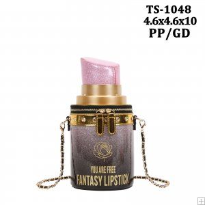 TS-1048 PP/GD FANTASY LIPSTICK BAG