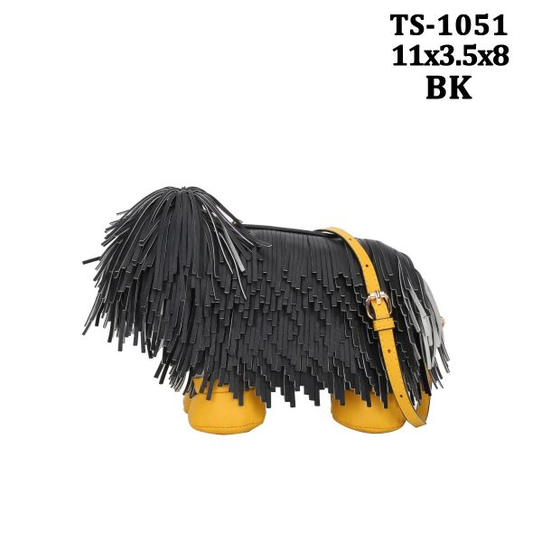 TS-1051 BK POODLE DOG BAG