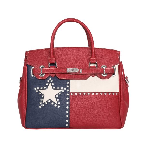 TX14-811 RD Montana West Texas Pride Collection Tote/Crossbody