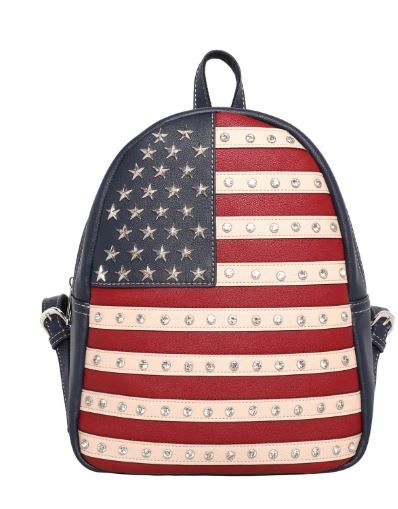 US04G-9110 NV Montana West American Pride Concealed Carry Collection Backpack