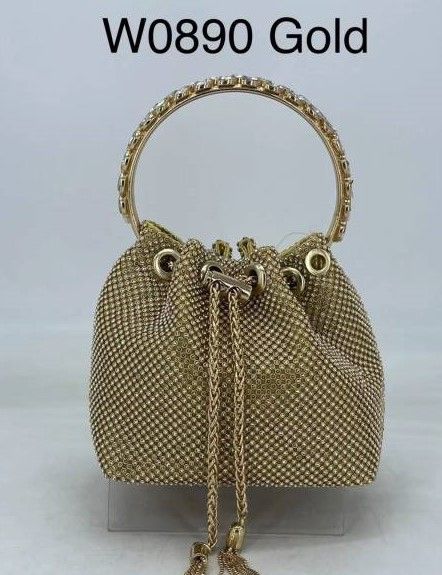 T03860 GD CLUCH EVENING BAG