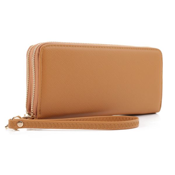 WF0339 TN DOUBLE ZIP AROUND WALLET