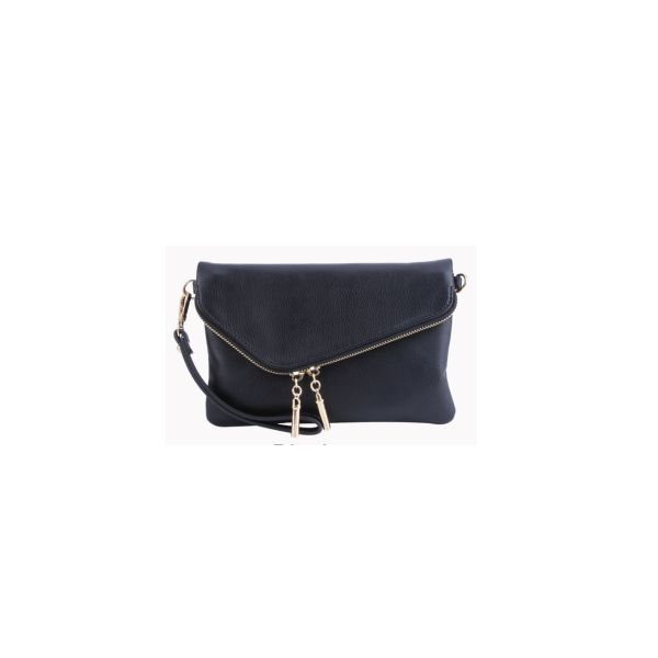 WU023 BK CLUCH CROSBODY BAG