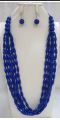 YNE4080 BL BEAD NECKLACE