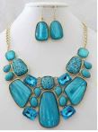 YNE5066 GBL NECKLACE SET