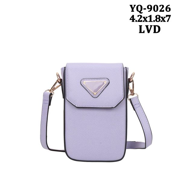 YQ-9026 LVD Crossbody Cell Phone Purse With Back Card Slots