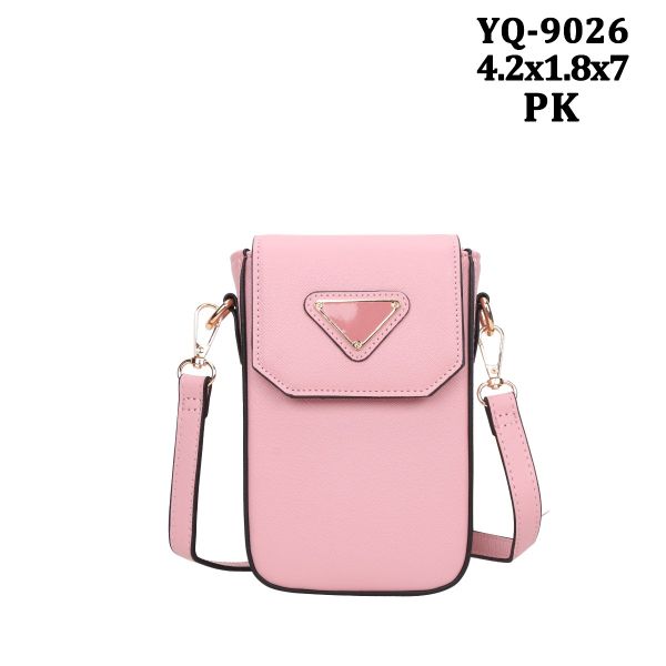 YQ-9026 PK Crossbody Cell Phone Purse With Back Card Slots