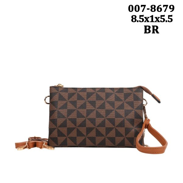 007-8679 BR MONOGRAM CRUCH BAG