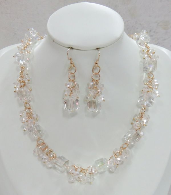 AK630 CLAB NECKLACE SET