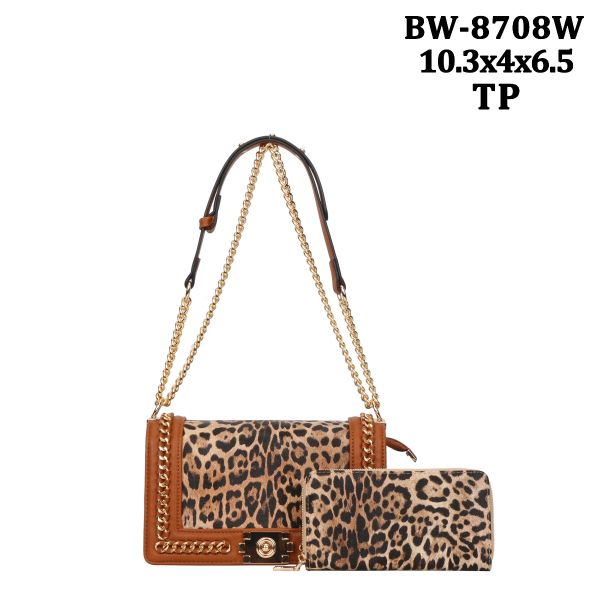 BW-8708W TP LEPERD ANIMAL WITH WALLET