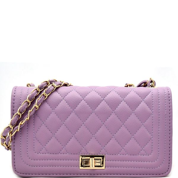 CA8082-LV  CROSSBODY QUILT BAG