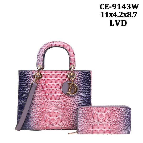 CE-9143W LVD RAINBOW CROCO WITH WALLET