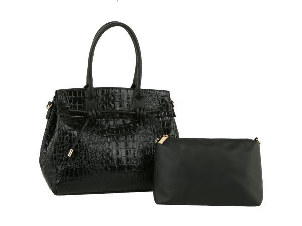 D-0661BK CROCO WITH WALLET