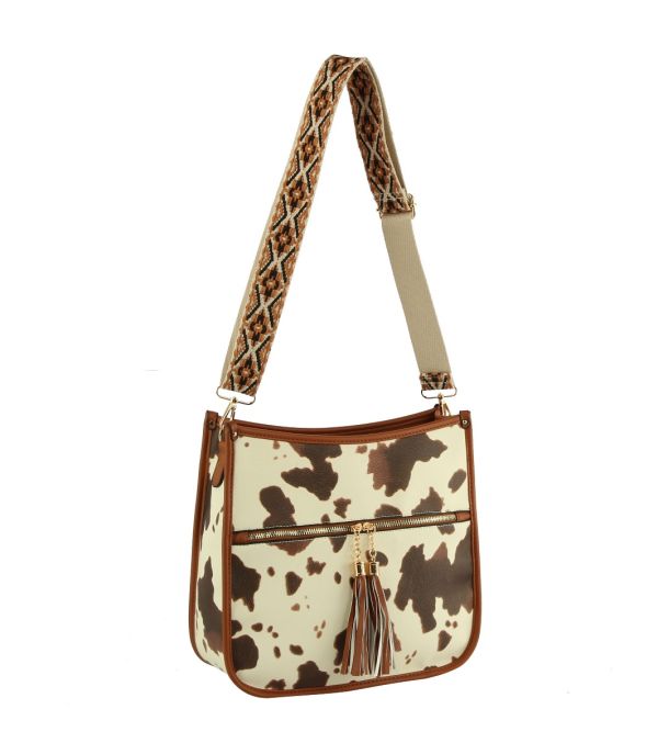 DXV-0162 BR COW SHOULDER BAG