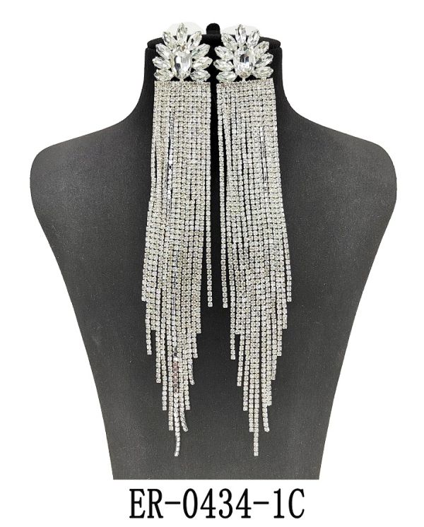 ER-0434-1C SL FRINGE EARRING