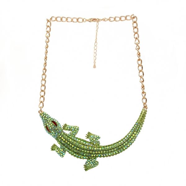 FN-14969-7GR ALLIGATOR NECKLACE