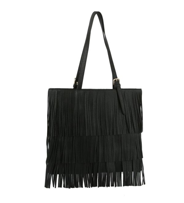 JY-0390 BK FRINGE BAG