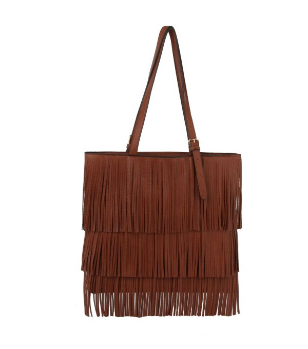 JY-0390 BR FRINGE BAG