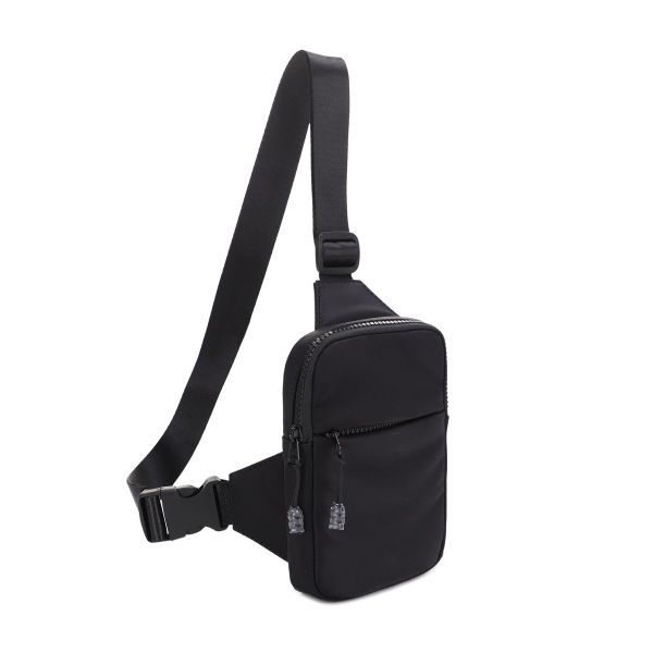 KS31867N-6 BK MICROFIBER SLING BAG