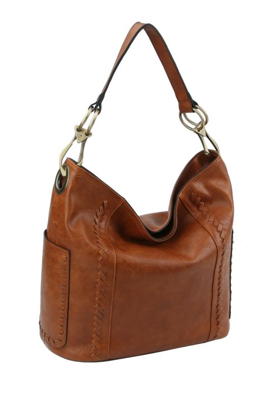 LHU138-2 BR HOBO HANDBAG