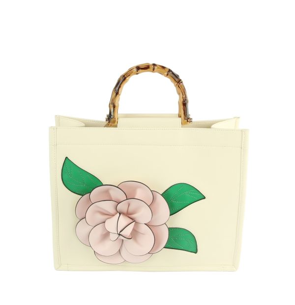 LHU461 PK FLOWER SHOPPING BAG