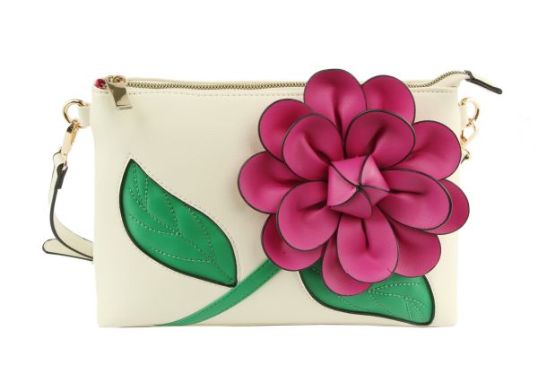 LHU466 FU CLUCH FLOWER BAG