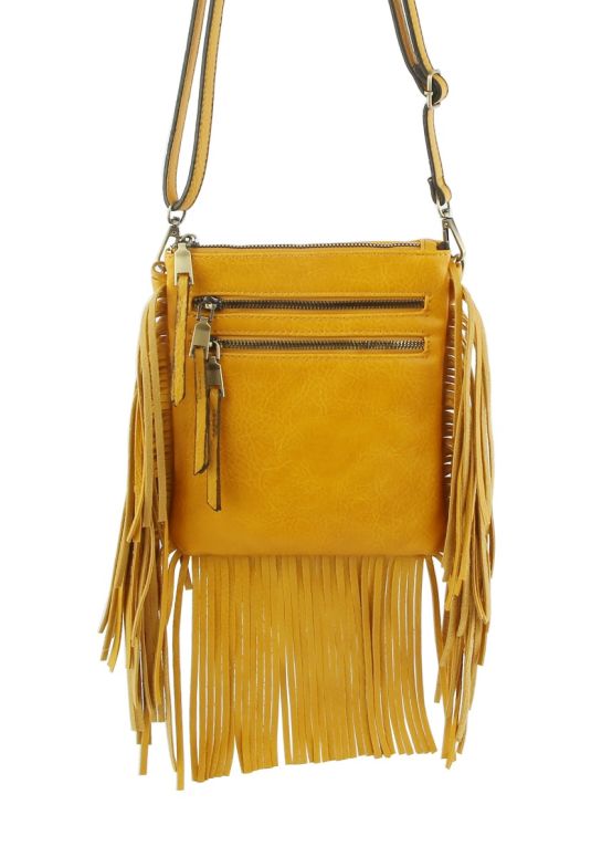 LQ281 MD FRINGE CROSSBODY BAG