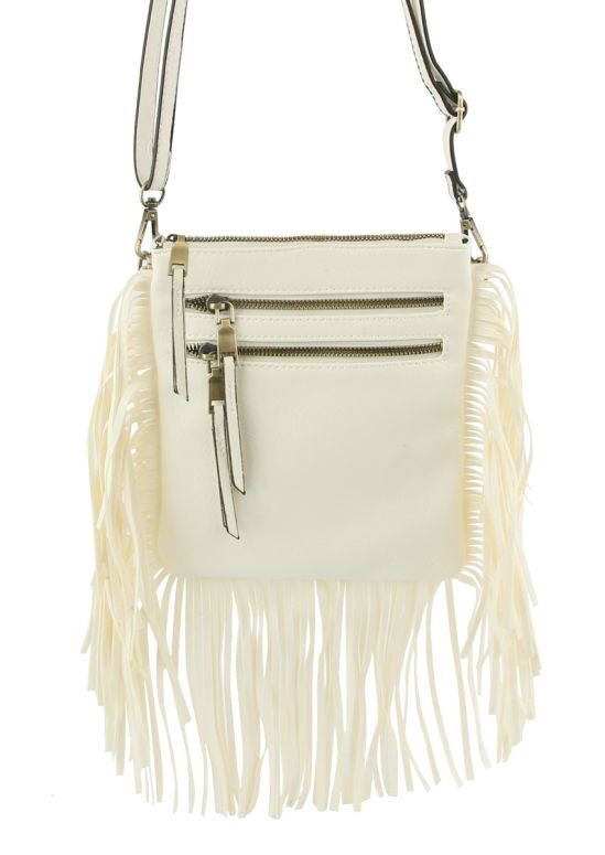 LQ281 WT FRINGE CROSSBODY BAG