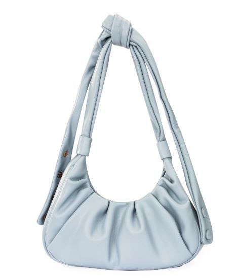 MC-1010 JN Milan Chiva Ruched Hobo/Shoulder Bag