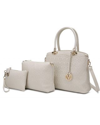 MU6369 WT 3-PC Set, Shoulder Handbag,