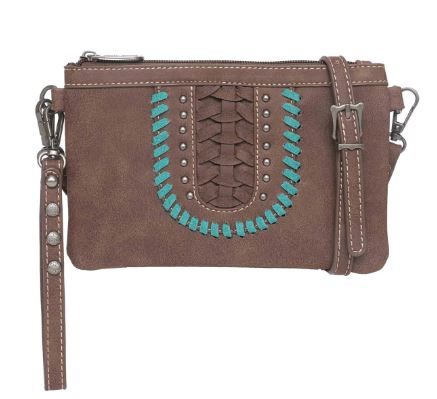 MW1057-181 CF  Montana West Whipstitch Collection Clutch/Crossbody