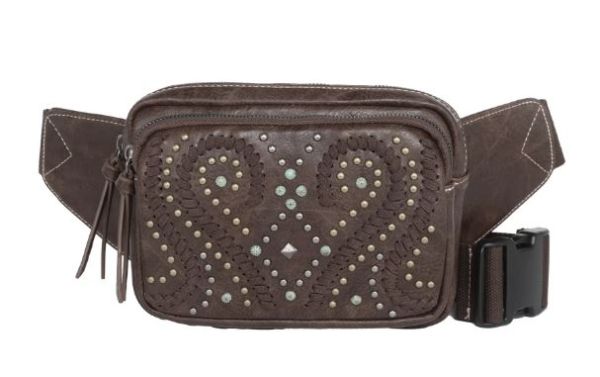 MW1063-194 CF  Montana West Whipstitch Collection Belt Bag