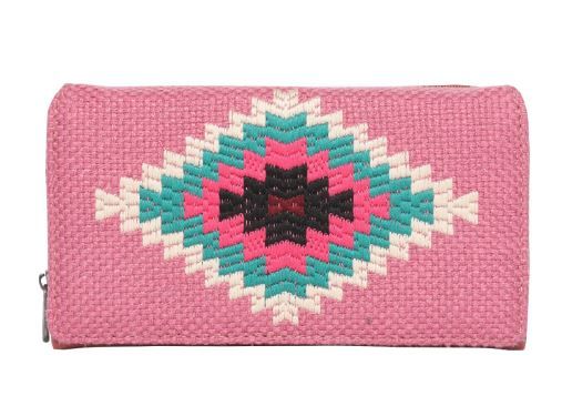 MW1069-W010 PK Montana West Aztec Collection Wallet