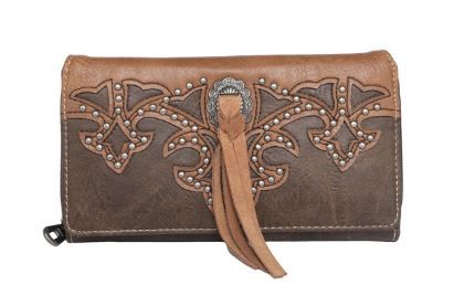 MW1100-W010 CF Montana West Boot Scroll Collection Wallet