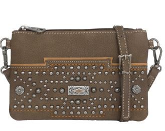 MW1113-181CF Montana West Concho Collection Clutch/Crossbody