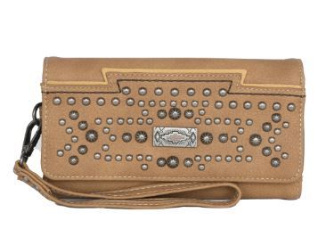 MW1113-W010 BR Montana West Concho Collection Wallet