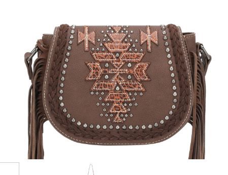 MW1128-8360 CF  Montana West Aztec Collection Crossbody