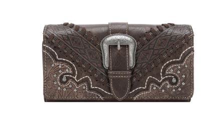 MW1131-W018 CF  Montana West Buckle Collection Wallet