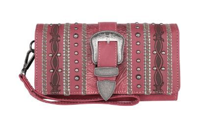 MW1148-W018 BD Montana West Buckle Collection Wallet