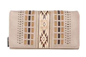 MW1153-W010 TN Montana West Aztec Embossed Collection Wallet