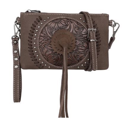 MW1176-181 CF  Wrangler Tooled Collection Clutch/Crossbody