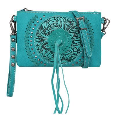 MW1176-181 TQ  Wrangler Tooled Collection Clutch/Crossbody