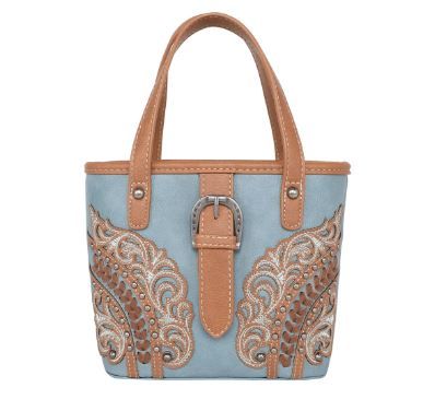 MW1177-923 JN  Montana West Cut-Out/Buckle Collection Small Tote/Crossbody